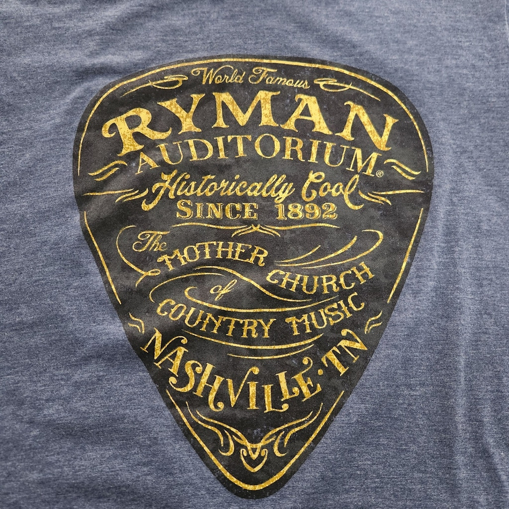 Ryman Auditorium T-Shirt Unisex Small Short Sleeve Graphic Music Nashville